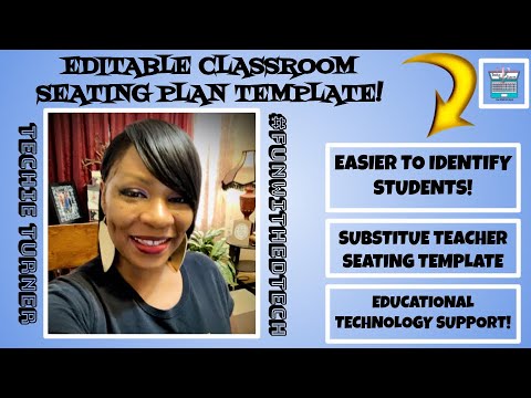 Editable Seating Plan Template
