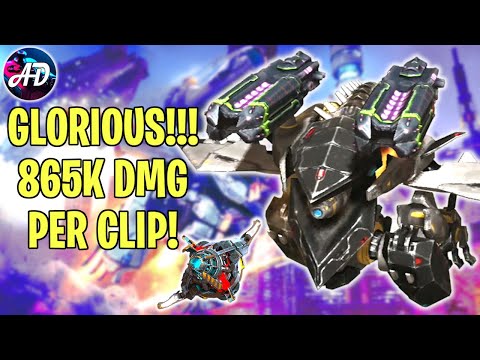 GLORIOUS! Revenger AO JUN GLORY Triple OVERDRIVE Unit +80% DMG Gameplay - War Robots MK2 WR Gameplay