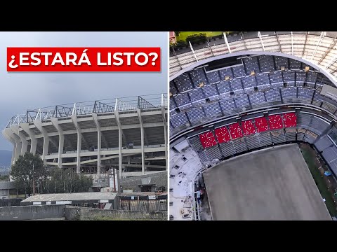 Less than 100 days! This is how the renovation of Azteca Stadium is progressing.