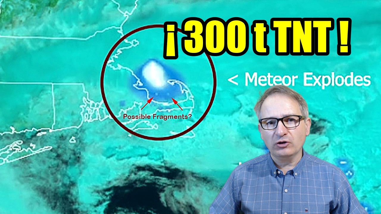 NASA Confirma: Bola de Fuego a 120.000 km/h Explota sobre Massachusetts EE.UU.