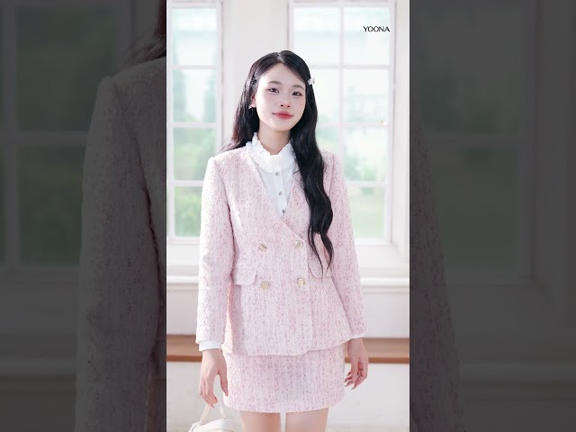 ED13AB512 - Sét bộ dạ tweed kẻ