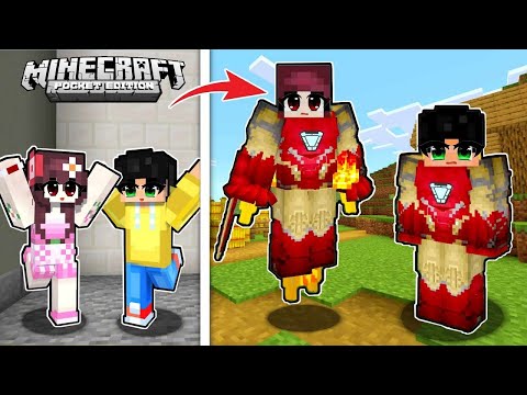 We Become IRON MAN In Minecraft PE (Tagalog)