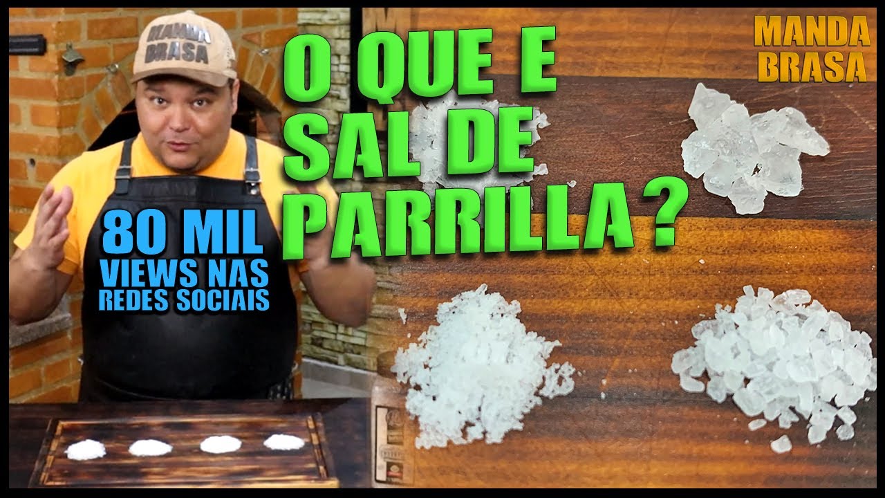 O que é SAL DE PARRILLA A diferença entre sal grosso, sal fino, sal de parrilha e flor de sal.