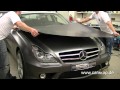 Mercedes CLS full Car-Wrap in 3M anthrazit ...