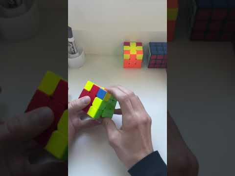 How to flip 2 adjacent corners to the top of a 3 by 3 | #Shorts