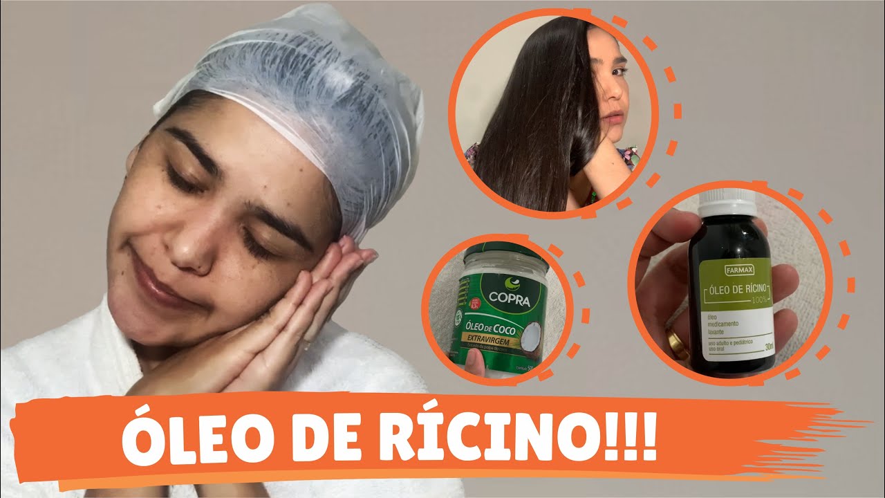 Cronograma Capilar - Umectação com Óleo de Rícino e Óleo de Coco