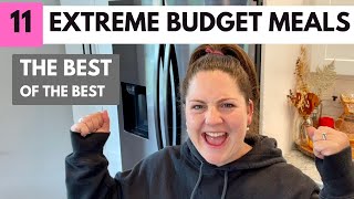 THESE ARE THE EASIEST AND BEST EXTREME BUDGET MEALS EVER!