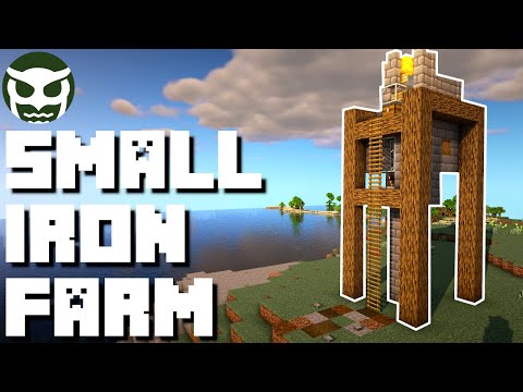 Minecraft: Automatic Iron Farm | EASY Tutorial 1.16