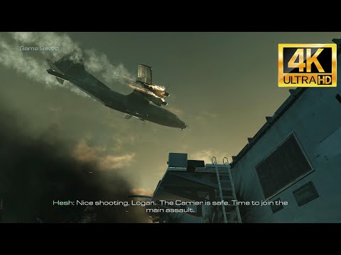 "ALL OR NOTHING" U.S.S. Liberator, Pacific Ocean: COD GHOSTS  4K UHD 60FPS Gameplay Walkthrough