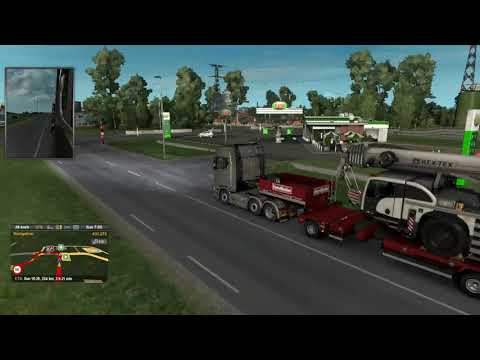 SCANIA S520 Delivered Mobile Crane - Rex Tex-45 36 Ton | Euro Truck Simulator 2 | Le Havre-Paris 255