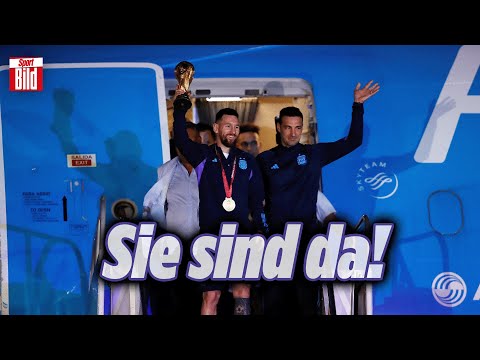 Messis Weltmeister in Buenos Aires mit irrer Fan-Party empfangen! | WM 2022
