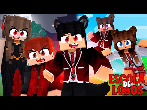 Minecraft: ESCOLA DE LOBOS - FILME COMPLETO