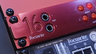 Video thumbnail for Focusrite - Red 16 line - AES 2017 by Sound On Sound magazine