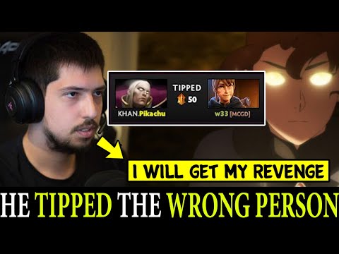 HE TIPPED W33 AND LOOK WHAT HAPPENED... | MARCI MID | Dota 2 Pro Players Clips