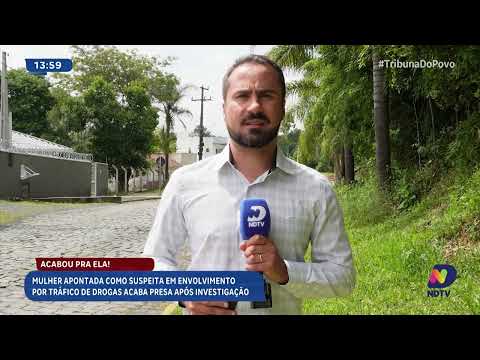 Mulher é presa em Irineópolis após investigação sobre tráfico de drogas