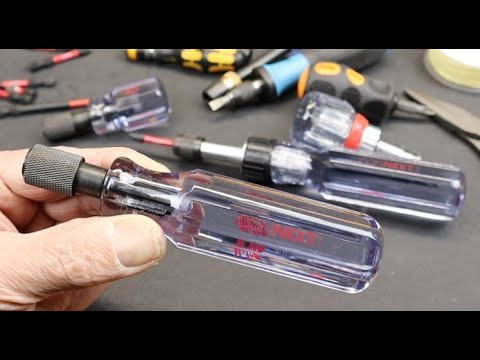 Malco ConNEXT 1: A full-sized locking bit holder for QUIK-LOK bits. Solid, plus Hazet, Wera, Ideal.