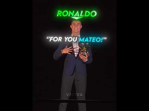 Mateo Messi Is a Ronaldo Fan 🥶