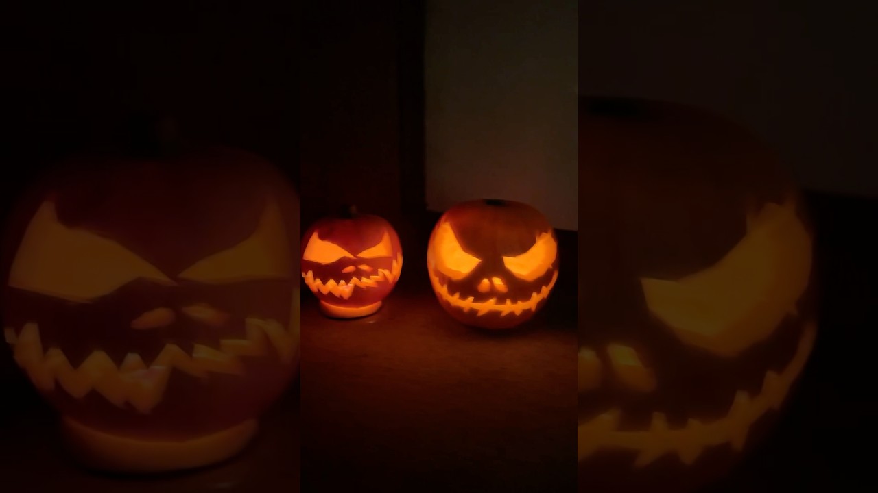 How to carve a pumpkin for Halloween beginner #asmr #oddlysatisfied