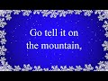 Go Tell It on the Mountain Song with lyrics | Cedarmont Kids