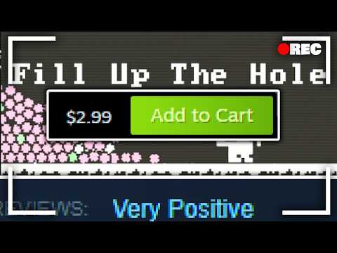 FILL UP THE HOLE, A $2.99 Clicker Base Building Game