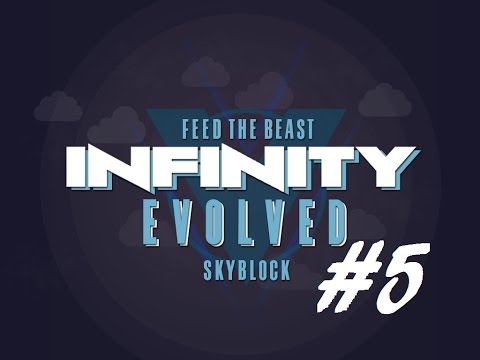FTB infinity evolved skyblock #5 : blast furnace et nether