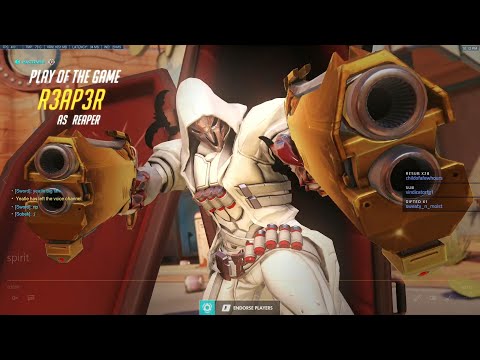 POTG! SPIRIT BEST REAPER GAMEPLAY OVERWATCH SEASON 28 TOP 500