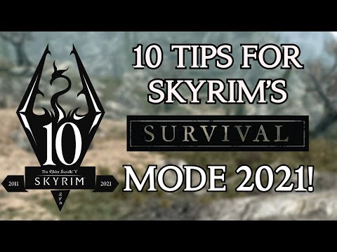 Skyrim Survival Mode: 10 Tips for Beginners! (2021!)