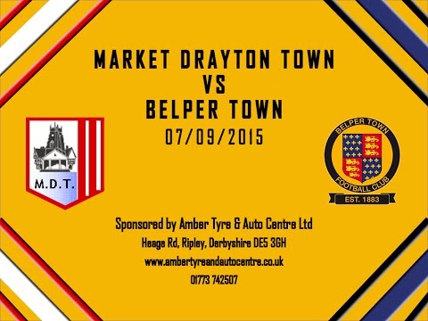 Market Drayton Town FC 1 - 0 Belper Town 7th November 2015 Highlights