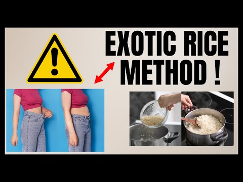 EXOTIC RICE METHOD ✅(STEP BY STEP!) 🛑HOW TO MAKE THE EXOTIC RICE METHODRECIPE FOR WEIGHT LOSS🛑