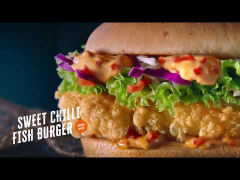 McDonald's - Sweet Chilli Fish Burger