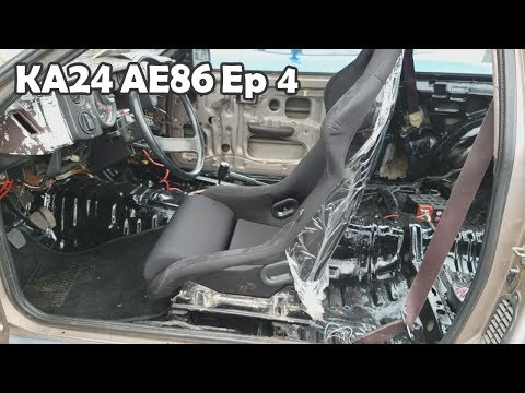 NRG Bucket Seat Install - KA24 AE86 - Ep 4