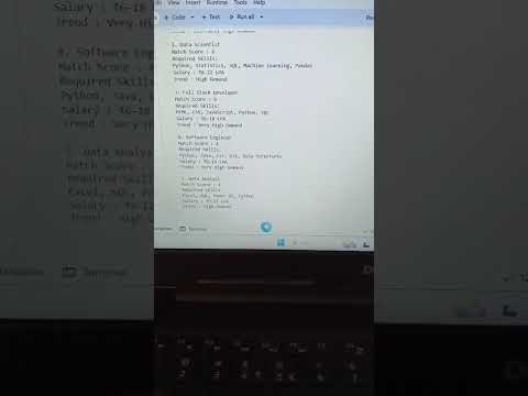Task Demo - DAS002712 - Career Guidance Assistant