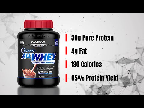 オールマックス クラシック オールホエイ 100%ホエイプロテインソース パウダー チョコレートピーナッツバター味 2.27kg ALLMAX CLASSIC ALLWHEY 5lbs | オールホエイクラシック 100％ホエイプロテイン チョコレート