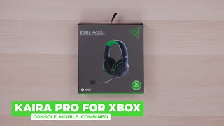Video 0 of Product Razer Kaira Pro Wireless Gaming Headset for Xbox