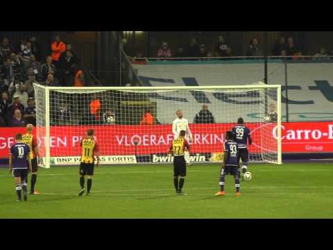 RSC Anderlecht - KV Mechelen Penalty Stefano Okaka