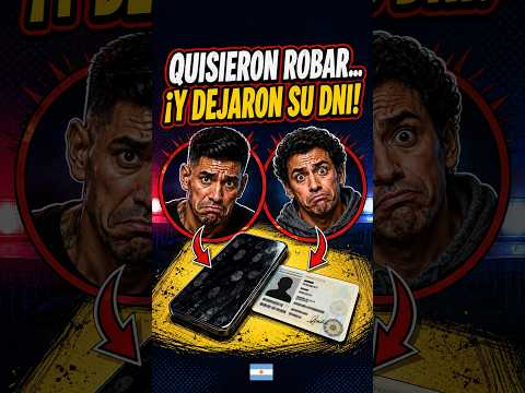 INTENTARON ROBAR, Y DEJARON SU DNI Y CELULAR!