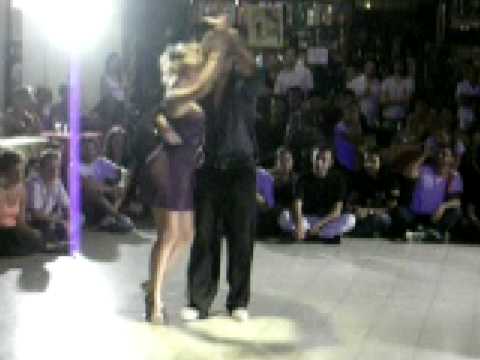  Pablo Rodriguez  is  dancing  to  the  milonga  "  Sacale Punta  "