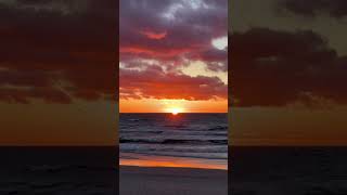 Seaside sunset is on fire🔥 #natureshorts