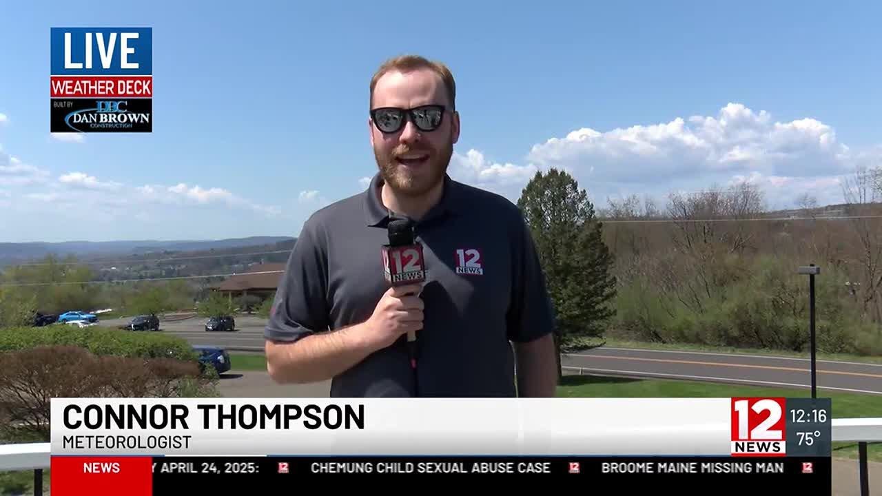 Dry pattern ends as we enter the weekend