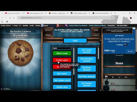 Cookie Clicker Cheat Menu