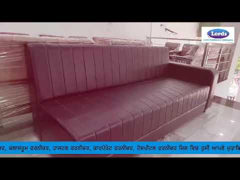 Leather crc pipe sofa visitor chair, for office
