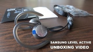 Samsung Level Active Bluetooth Headset Zwart video