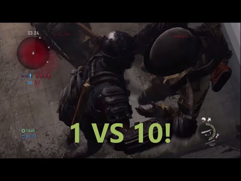 1 vs 10 Comeback - The Last of Us: Remastered Multiplayer (Bus Depot)
