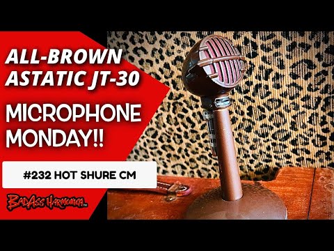 Best Blues Harmonica Microphones | Astatic JT30 Brown Bullet Mic - Microphone Monday 232