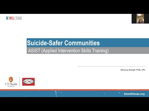 RSS ECHO | January 25 | Introduction to Applied Suicide Intervention Skills Training (ASIST)