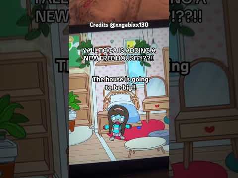 I can’t believe Toca Boca is finally adding a second free house 🏡