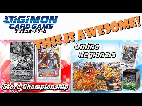 Online Regionals, Store Championships and GREAT Prizes Revealed! (BIG Digimon TCG News)