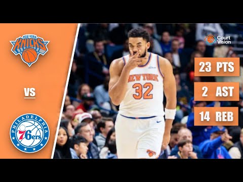 Karl-Anthony Towns - 23 Points, 14 Rebounds, 2 Assists vs 76ers - 2025-26 Regular Season