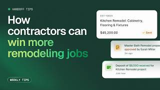 How To Sell and Close More Remodeling Jobs | Contractor Sales 101