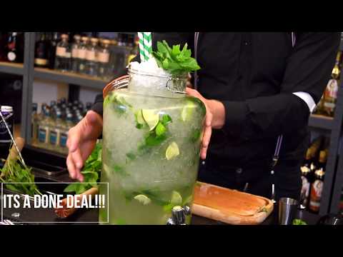 HOW TO MAKE COCKTAILS - 10 LITER MOJITO